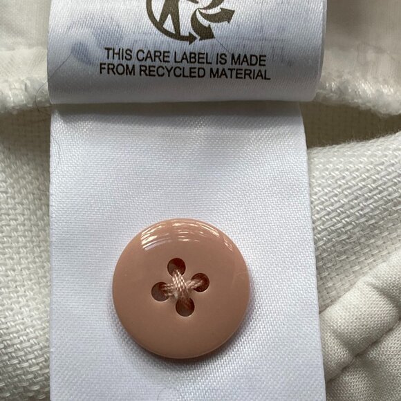 Boden | Carrie | High-Rise Belted Paperbag Ankle-Length Pants | Size 4R | Cream - Picture 8 of 10